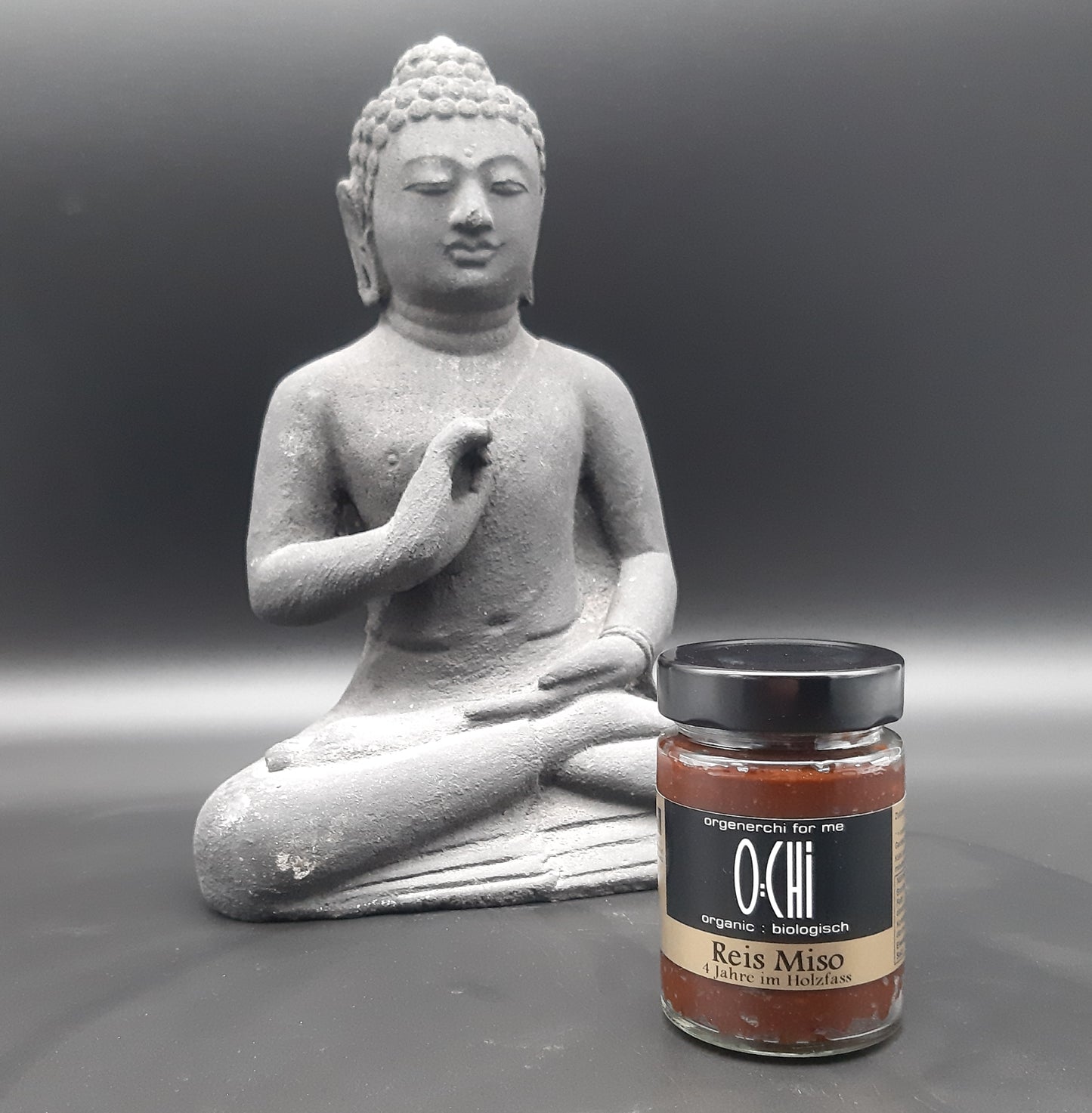 Miso di riso biologico 190g - a base di soia e riso integrale - fermentato per 4 anni, naturale