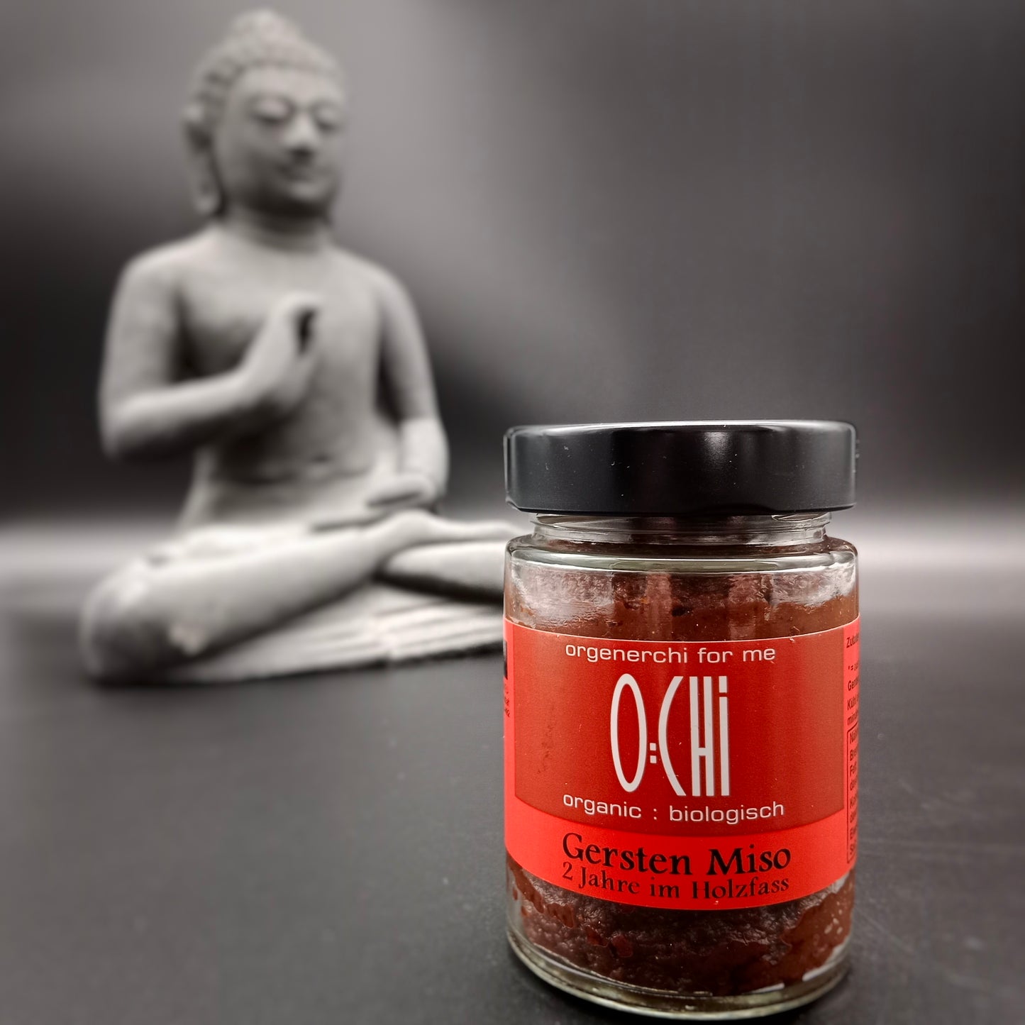 Bio Gersten Miso 190g - aus Sojabohnen und Gerste - 2 Jahre fermentiert, naturbelassen