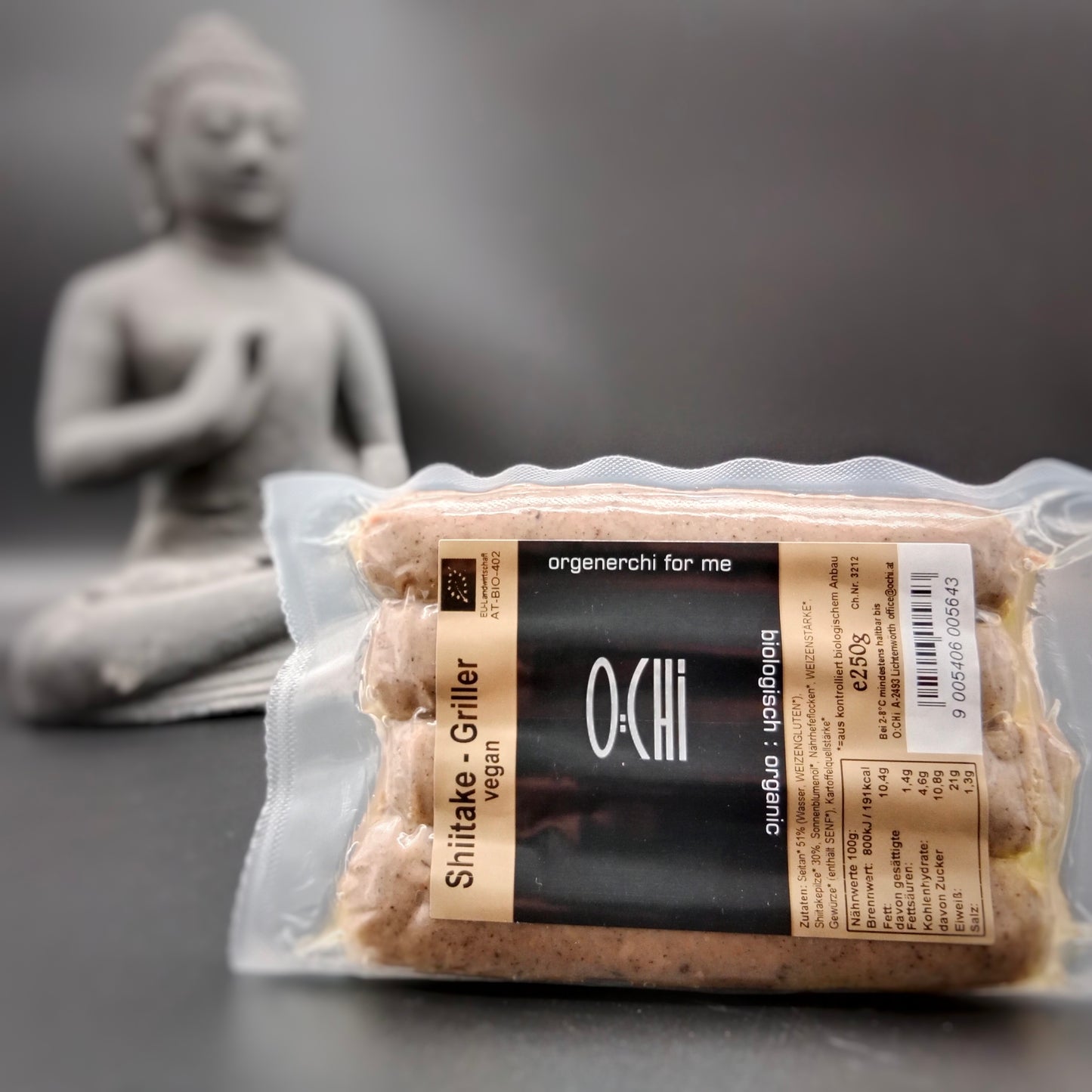 Shiitake Griller biologico sottovuoto da 250g