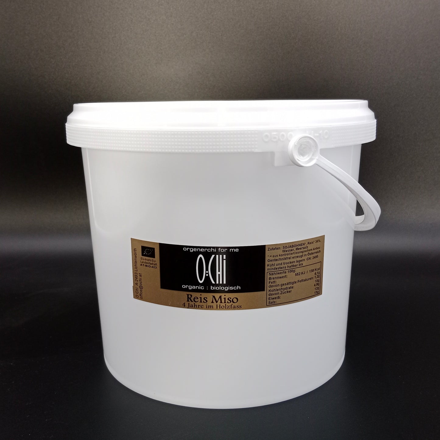 Bio Reis Miso 5kg - aus Sojabohnen und Vollkornreis - 4 Jahre fermentiert, naturbelassen