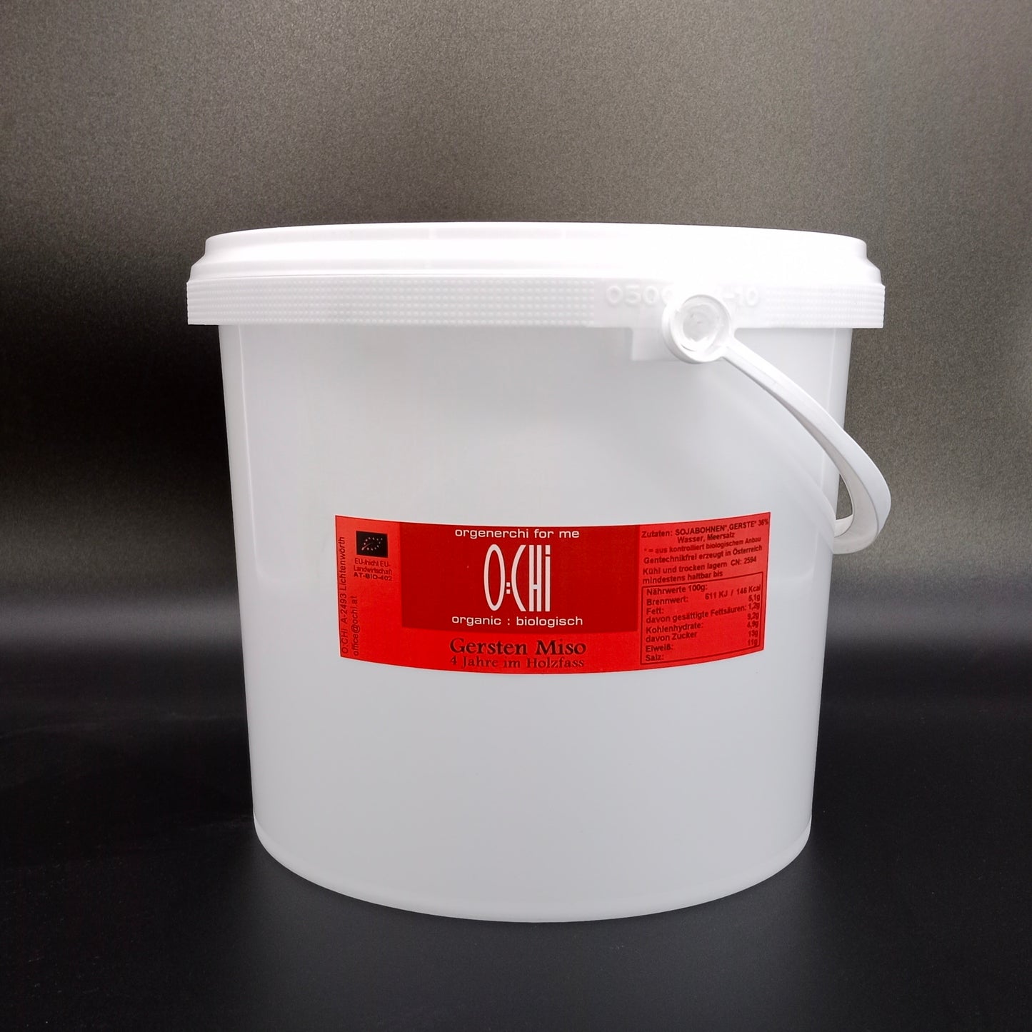 Bio Gersten Miso 5kg - aus Sojabohnen und Gerste - 4 Jahre fermentiert, naturbelassen