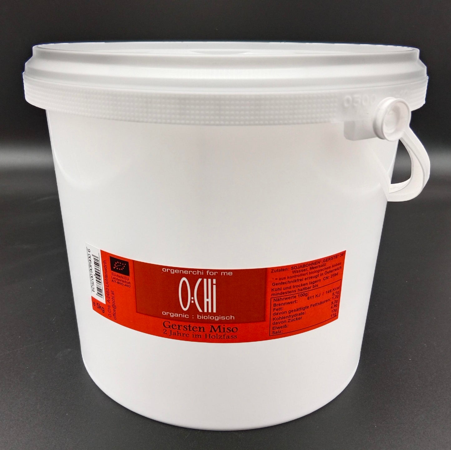 Bio Gersten Miso 5kg - aus Sojabohnen und Gerste - 2 Jahre fermentiert, naturbelassen